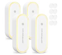Répulsif Ultrason Moustique, Ultrason Souris Anti Moustique Ultrason, Répulsif à ultrasons insectifuge électronique et anti-rongeurs pour Rongeurs,Souris,Moustique,Araignée,Cafard,Mouche, Lot De 4