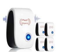 RéPulsif Ultrason Rongeur - 2/4 Pack Ultrason Souris Et Rats, Silencieux, Non-Toxique, Sans Radiation, Anti Souris Efficace, Pour Insectes Souris, Moustiques, Cafards, Rats, Fourmis, AraignéEs. (4)