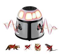 Repulsif Ultrason Souris Et Rats Puissant 360 Degres pour Usage Interieur Exterieur Efficace Contre Souris Rats Et Autres Rongeurs des Habitations