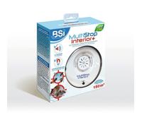 BSI Répulsif ultrasons & électromagnétique – Insectes/rongeurs – 150 m² – Moustiques tigres