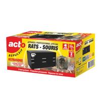 Répulsif Ultrasons Professionnel ACTO 325 m² - Special Rats et Souris - RUSCS2
