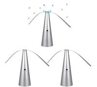 Répulsifs Anti-Mouches, Ventilateur Anti-Mouche, Fly repellents Répulsifs Moustiques De Table Repoussent Les Ventilateurs Chasse Mouche pour Camping, Pique-Nique, Barbecue, Jardin (3)