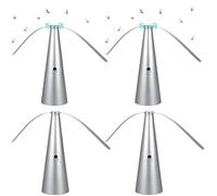 Répulsifs Anti-Mouches, Ventilateur Anti-Mouche, Fly repellents Répulsifs Moustiques De Table Repoussent Les Ventilateurs Chasse Mouche pour Camping, Pique-Nique, Barbecue, Jardin (4)