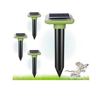 Répulsifs Anti-Taupes,Répulsif Taupe Solaire,répulsif Serpent Ultrason 4 pcs,ultrasons borne pour Taupes ,pour Taupes Serpents