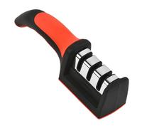 Réputant de coupe de cuisine, aiguiseur d'hélicoptère - Pierre d'affûtage professionnelle ergonomique multi-étapes, outil d'affûtage multifonction antidérapant rapide pour