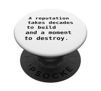 réputation, Motivation, état d'esprit, Concentration, Discipline PopSockets PopGrip Adhésif