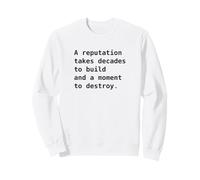 réputation, Motivation, état d'esprit, Concentration, Discipline Sweatshirt