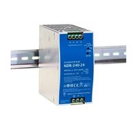 REPXITPQP Alimentation à découpage 240 W/24 V/10 A, Sortie CC, PFC, Type Rail Ultra-Mince, NDR-240-24, NDR-240-48(Ndr-240-48v)