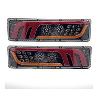 REPYL 2 pièces 12-24V LED feu arrière de camion feux arrière arrêt indicateur de frein lampe de signalisation for remorque caravane camion tracteur (Color : 2 PCS 46CM, Size : 12v)