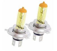 REPYL Ampoule halogène H4 12V 60/55W jaune 3000K, phare en verre, lampe automobile, 2 pièces