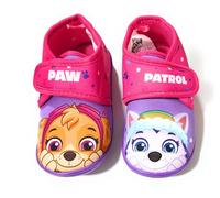 Requeteguay Urban RU Paw Patrol Chaussons de maison fille Skye et Everest, semelle antidérapante, intérieur doux et chaud, fermeture Velcro facile, pantoufles pour enfants pour l'hiver et la maison
