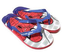 Requeteguay Urban RU Tongs Spiderman pour plage ou piscine | Flip-Flop Spiderman Marvel | Tongs Spiderman pour enfants, rouge, 32 EU