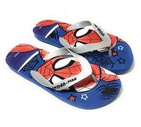 Requeteguay Urban RU Tongs Spiderman pour plage ou piscine | Flip-Flop Spiderman Marvel | Tongs Spiderman pour enfants, bleu, 34 EU