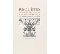 Requêtes version nouvelle Suivie de Pour un art poétique ébauche - Pierre Oster - Le Temps Qu'il Fait - broché - Livre