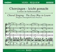 Verdi – Requiem Chorsingen Bas Chant – CD – Edition Peters (Import)
