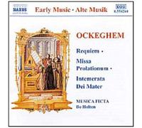 Requiem – Missa Prolationum – Intemerata Dei Mater – CD – NAXOS
