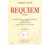 Requiem op. 48 - Version 1893. Chant et Piano.