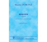 Requiem Opus 9 - Partition De Poche / Conducteur De Poche