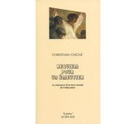 Requiem pour un émeutier La naissance d'un tiers monde de l'éducation - Christian Cogne - Actes sud - broché - Scolaire / Universitaire