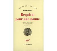 Requiem pour une nonne - William Faulkner - Gallimard - broché - Roman