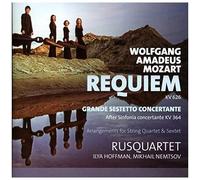Wolfgang Amadeus Mozart – Requiem KV 626 / Grande Sestetto (arr. pour quatuor à cordes) – CD