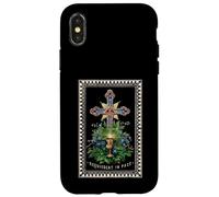 Requiescat dans Pace Rest Peace RIP Cross Coque pour iPhone X/XS