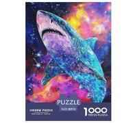 Requin 1000 Pièce Puzzle Jeu De Famille Classique Fantastique Jigsaws Jeu De Défi Unique pour Adultes Et Enfants 52x38cm/1000pcs