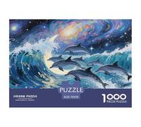 Requin 1000 Pièce Puzzle Jeu Éduchatif Créatif Jigsaw Puzzle Défi Couleur pour Adultes Et Enfants 70x50cm/1000pcs