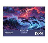 Requin 1000 Pièce Puzzle Jeu Éduchatif Créatif Jigsaw Puzzles Jeu De Défi Unique pour Adultes Et Enfants 70x50cm/1000pcs