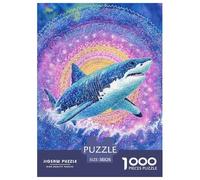 Requin 1000 Pièces Puzzle Jeu ÉduChatif Classique Jigsaw Puzzle Belle Décoration Puzzle pour Adultes Et Enfants 38x26cm/1000pcs