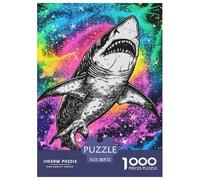 Requin 1000 Pièces Puzzle Jeu ÉduChatif Créatif Fantastique Jigsaw Puzzles Belle Décoration Puzzle pour Adultes Et Enfants 52x38cm/1000pcs