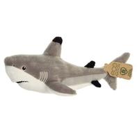 Aurora World Peluche Requin Eco Nation 35017 à pointe noire – 38,1 cm – blanche et grise