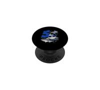 Requin 5 Ans pour garçon - Océan B Day PopSockets PopGrip Adhésif