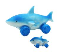 Requin Anti-Stress | Voiture Douce Mignonne Portable Jeux Poche - Jouets À Presser Doux | pour Bureaux Travail Salle De Classe Étude Salles D'Attente Adultes Famille Amis