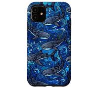 Requin Baleine Bleu foncé Marine Coque pour iPhone 11