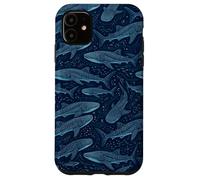 Requin Baleine Bleu foncé Marine Coque pour iPhone 11