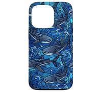 Requin Baleine Bleu foncé Marine Coque pour iPhone 13 Pro