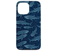 Requin Baleine Bleu foncé Marine Coque pour iPhone 13 Pro Max