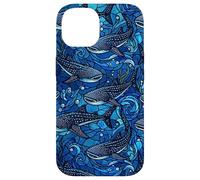 Requin Baleine Bleu foncé Marine Coque pour iPhone 14
