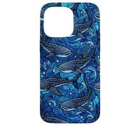 Requin Baleine Bleu foncé Marine Coque pour iPhone 14 Pro Max