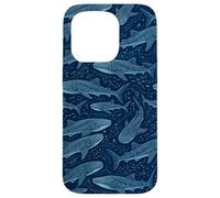 Requin Baleine Bleu foncé Marine Coque pour iPhone 15 Pro