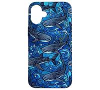 Requin Baleine Bleu foncé Marine Coque pour iPhone 16 Plus