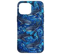 Requin Baleine Bleu foncé Marine Coque pour iPhone 16 Pro Max