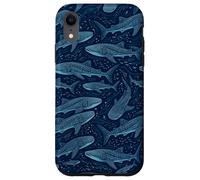 Requin Baleine Bleu foncé Marine Coque pour iPhone XR