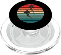 Requin Baleine rétro années 60 70 Coucher de Soleil rétro Amoureux des Animaux PopSockets PopGrip pour MagSafe