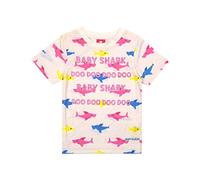 Requin bébé Paillettes sur l'ensemble imprimé Requin Tee Shirt Fille, Rose, Taille 3-4Ans
