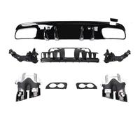 Requin Chocs Arrière Voiture Diffuseur arrière avec Embout de Tuyau d'échappement Look AMG berline coupé pour Benz W205 C205 S205 A205 2015 - 2021 C63 C43(D)