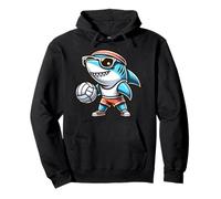 Requin Cool Joueur De Volleyball Sweat à Capuche