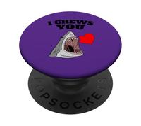 Requin de la Saint-Valentin, Je Te mâche, Requin de la Saint-Valentin PopSockets PopGrip Adhésif