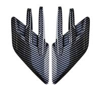 Requin de voiture - Couverture décorative latérale pour grille d'aération - Forte adhérence et élégante - Accessoire automobile décoratif pour l'embellissement extérieur - Desi sportif